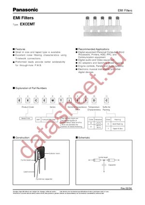 EXC-EMT102BT datasheet  